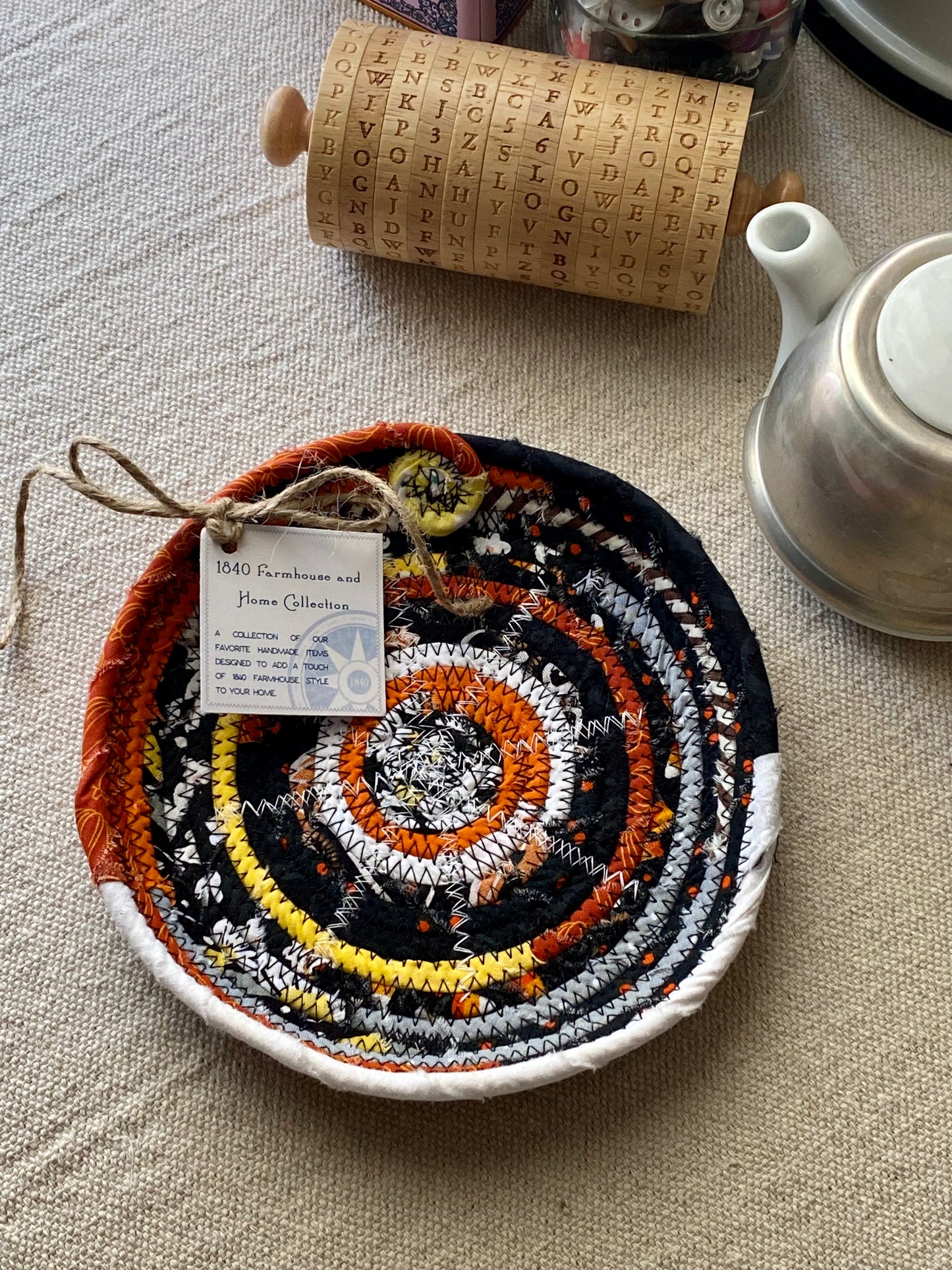 6” Medium Saucer Style Trivet - Halloween