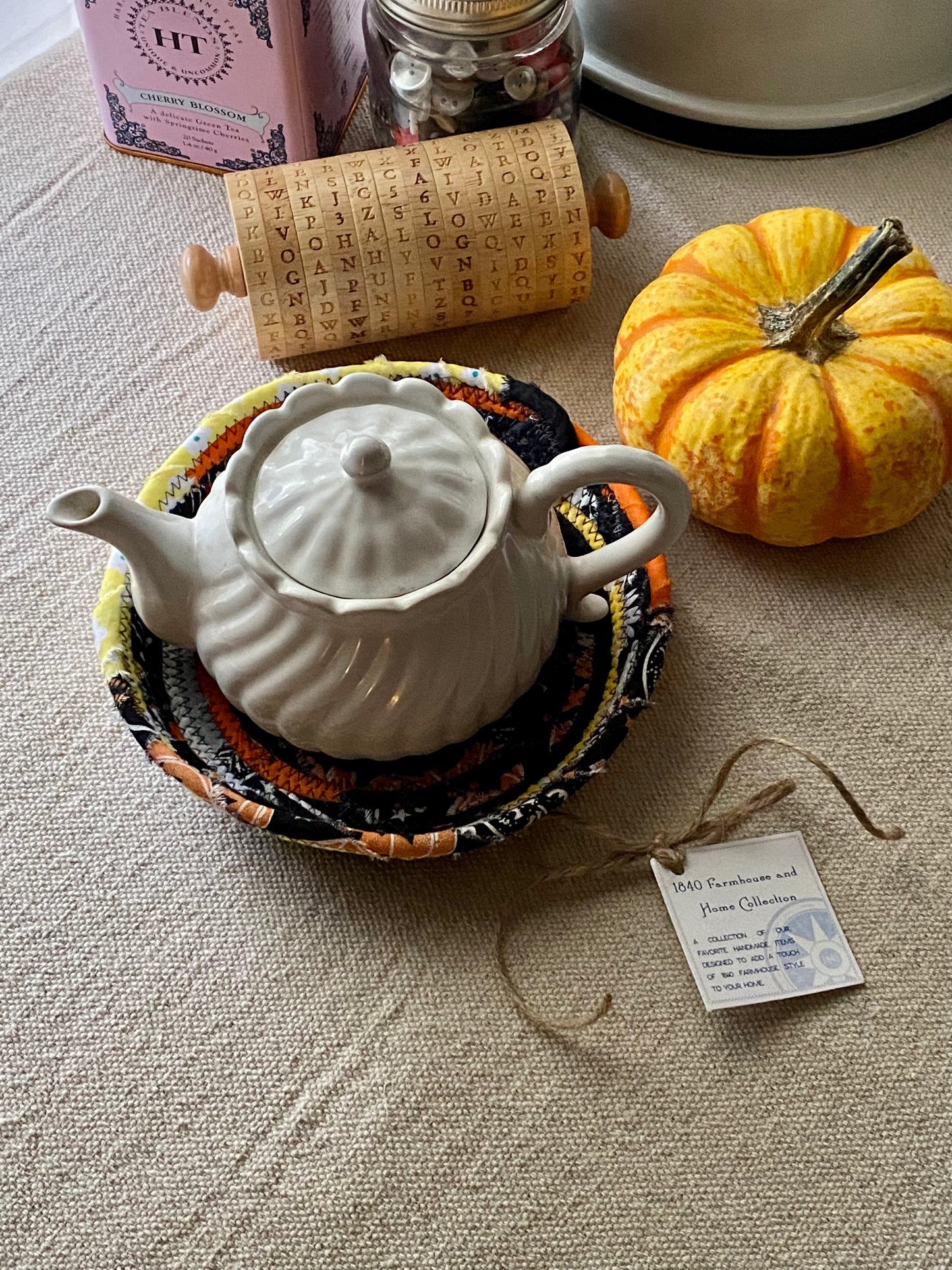 6” Medium Saucer Style Trivet - Halloween