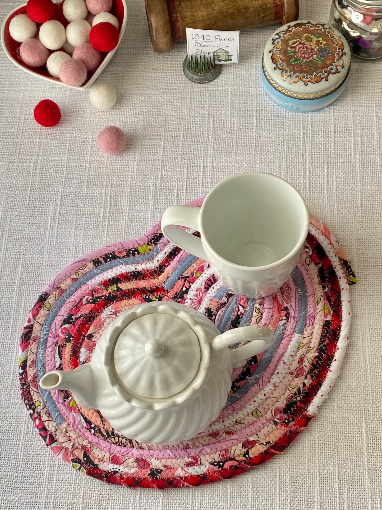 Extra Large Heart Shaped Flat Trivet