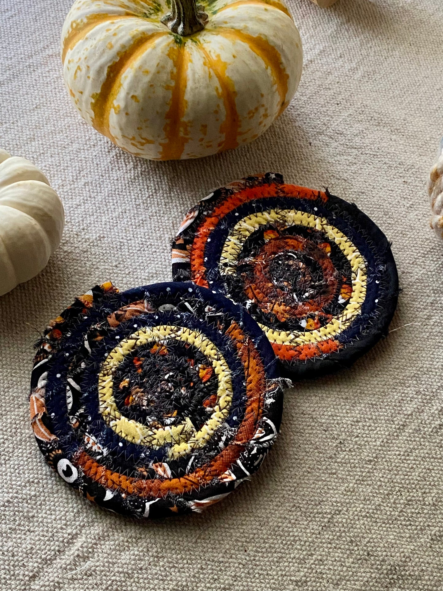 Set of Two Coasters - Halloween