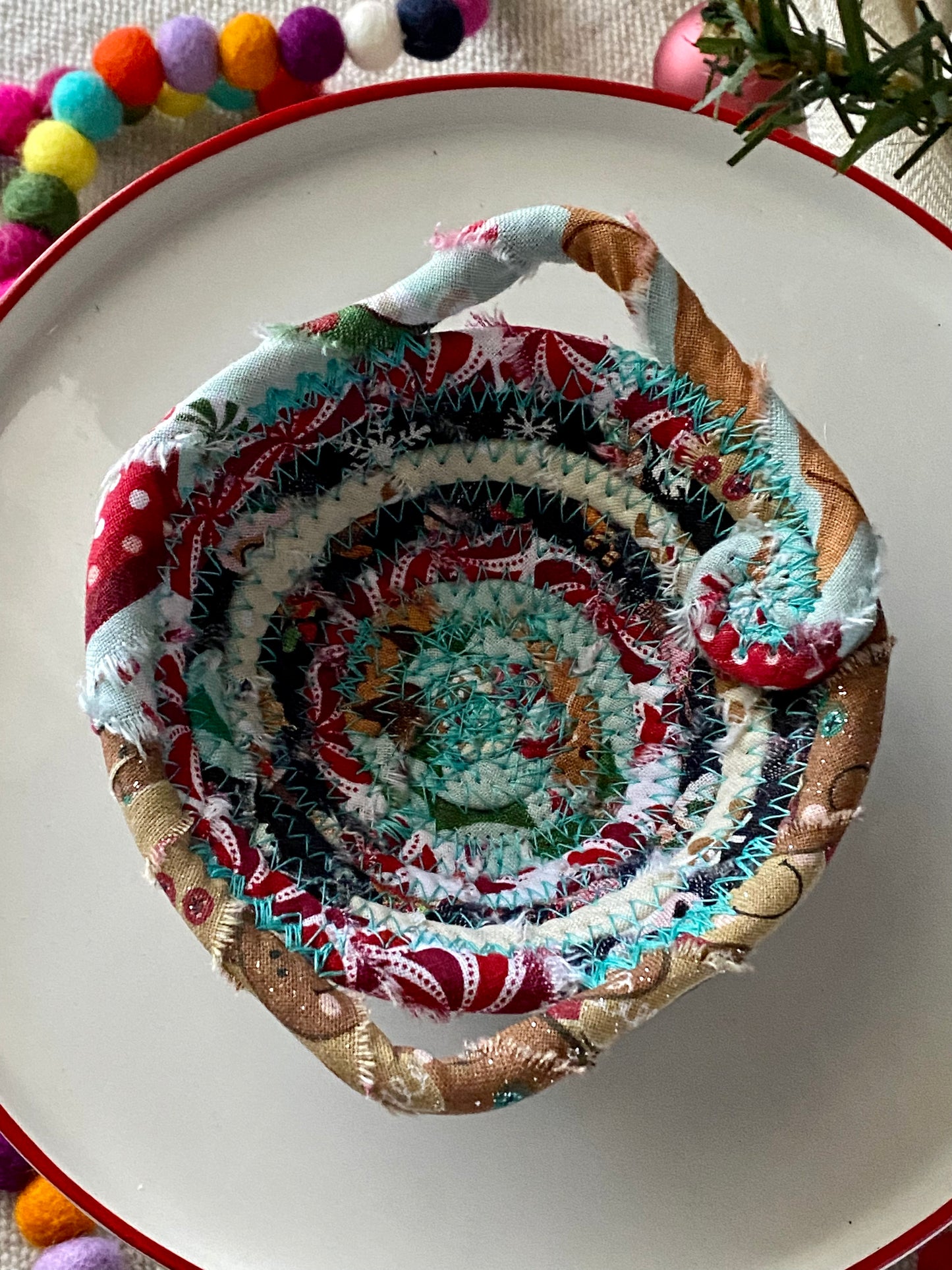 Miniature Egg Basket Ornament/Decoration
