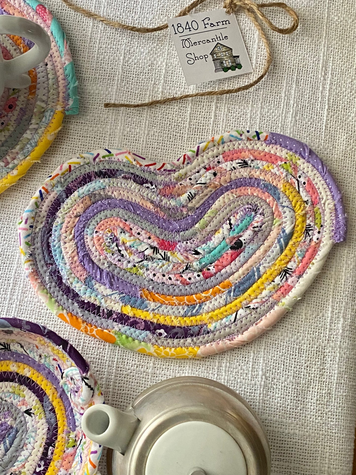 Medium Heart Shaped Flat Trivet