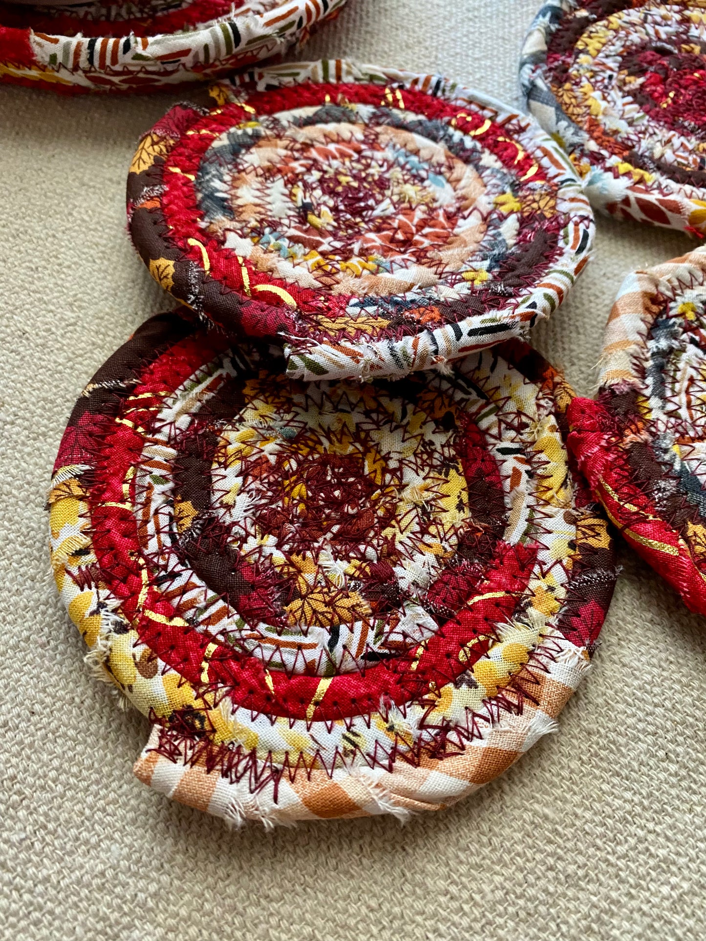 Set of Four Coasters - Fall