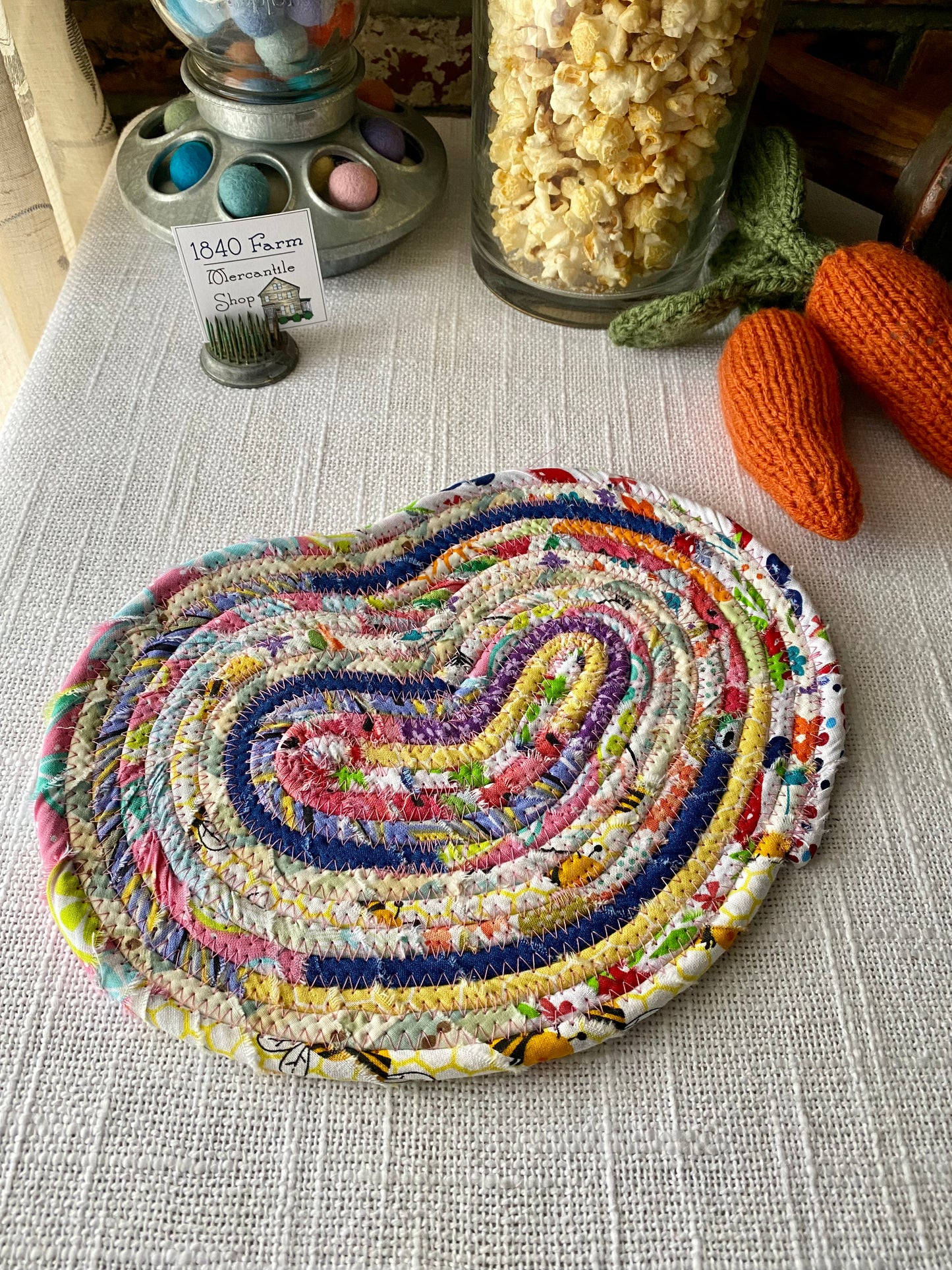 Large Heart Shaped Flat Trivet