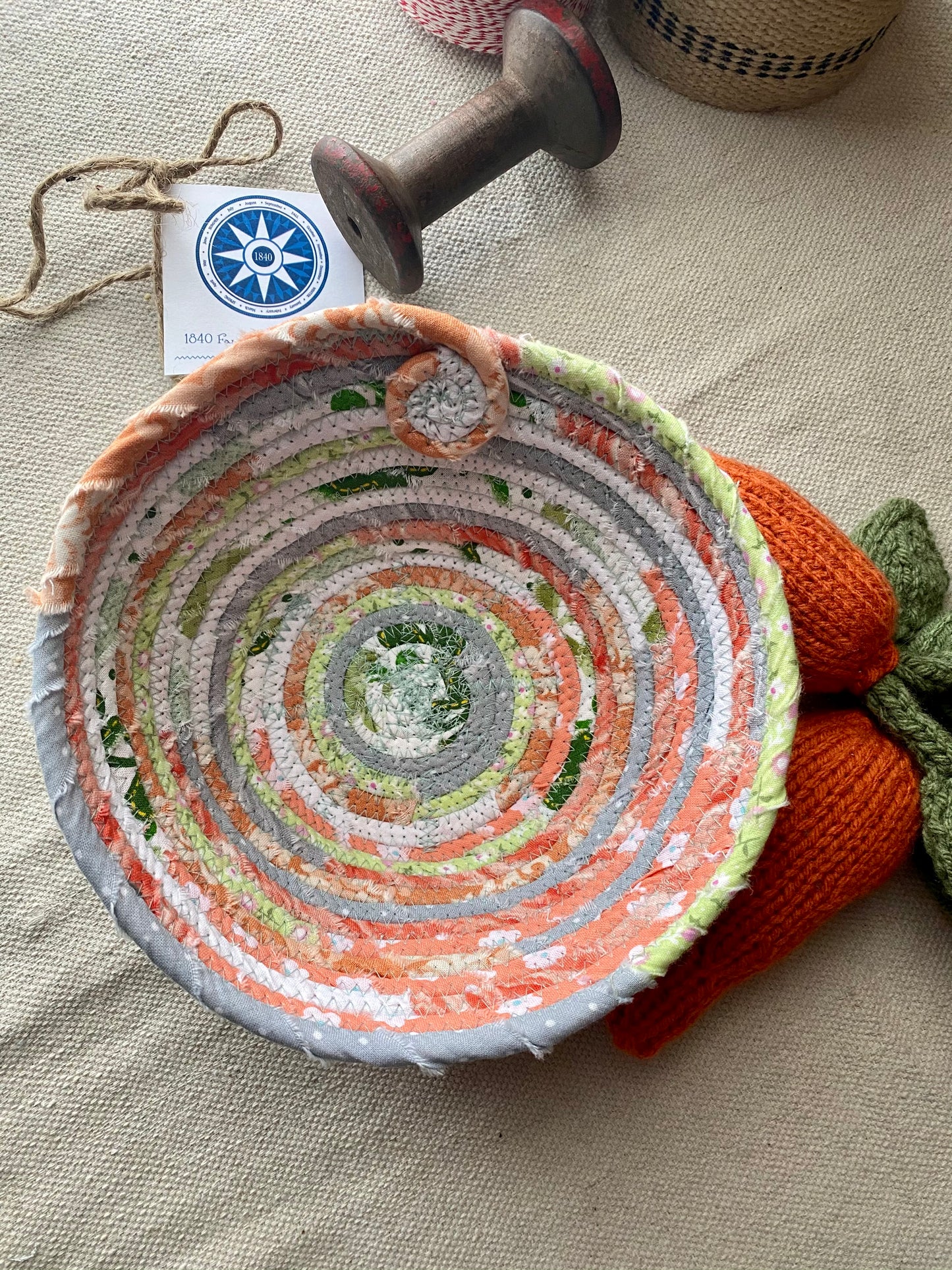 Small Table Basket #1796 + 2023 Tea Towel Calendar