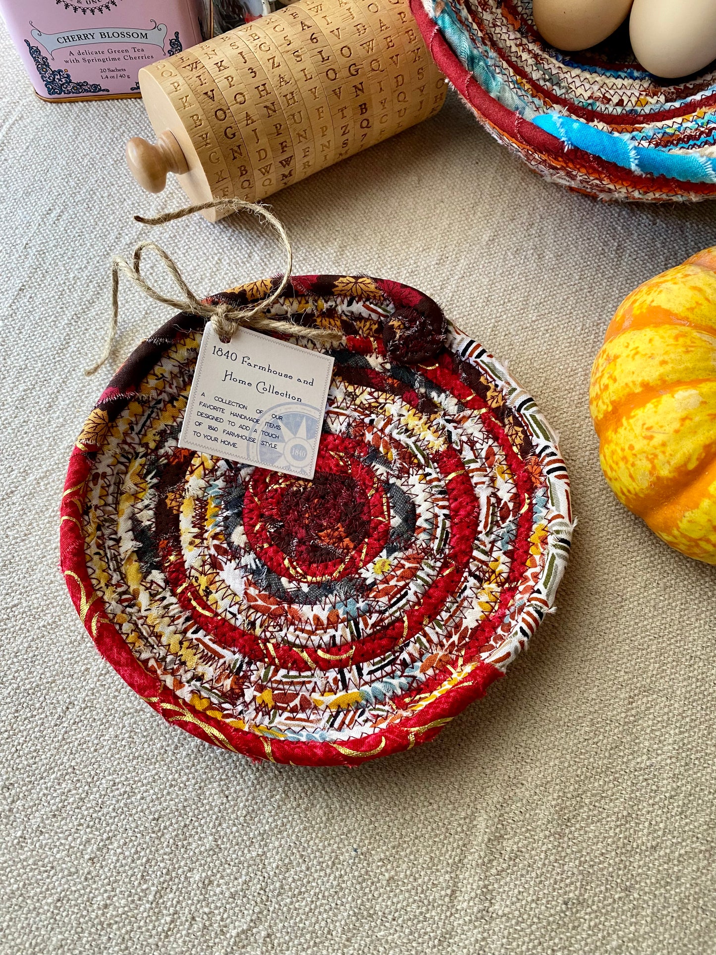 6” Medium Saucer Style Trivet - Fall