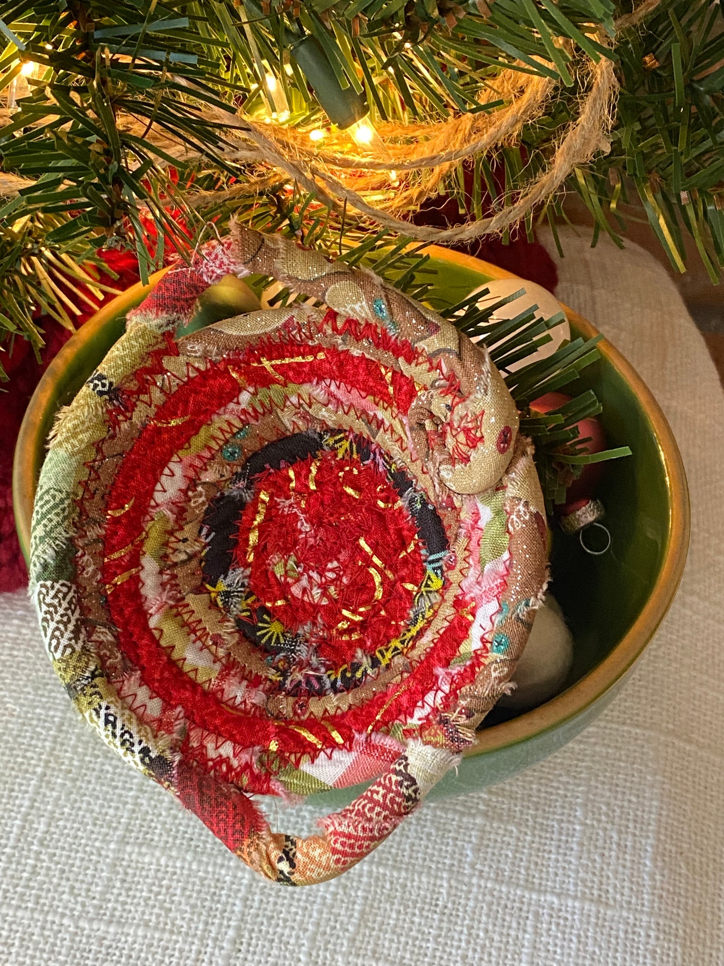 Miniature Egg Basket Ornament/Decoration