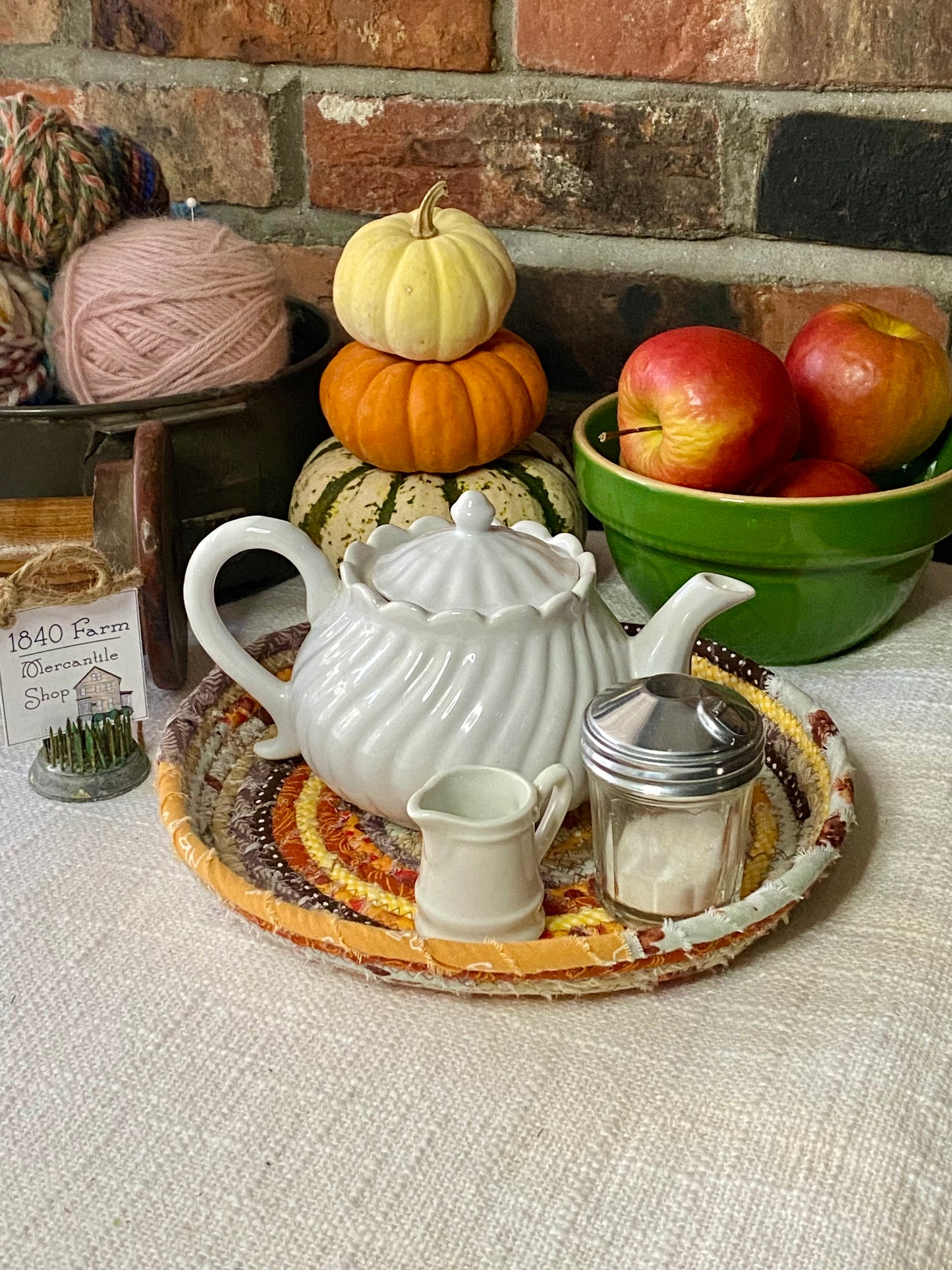 8” Saucer Style Trivet - Fall