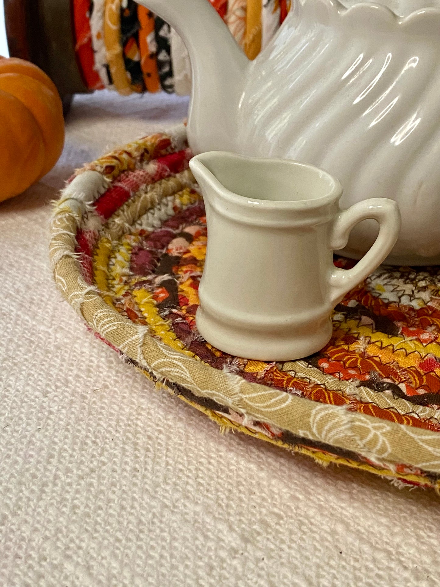 9” Saucer Style Trivet - Fall