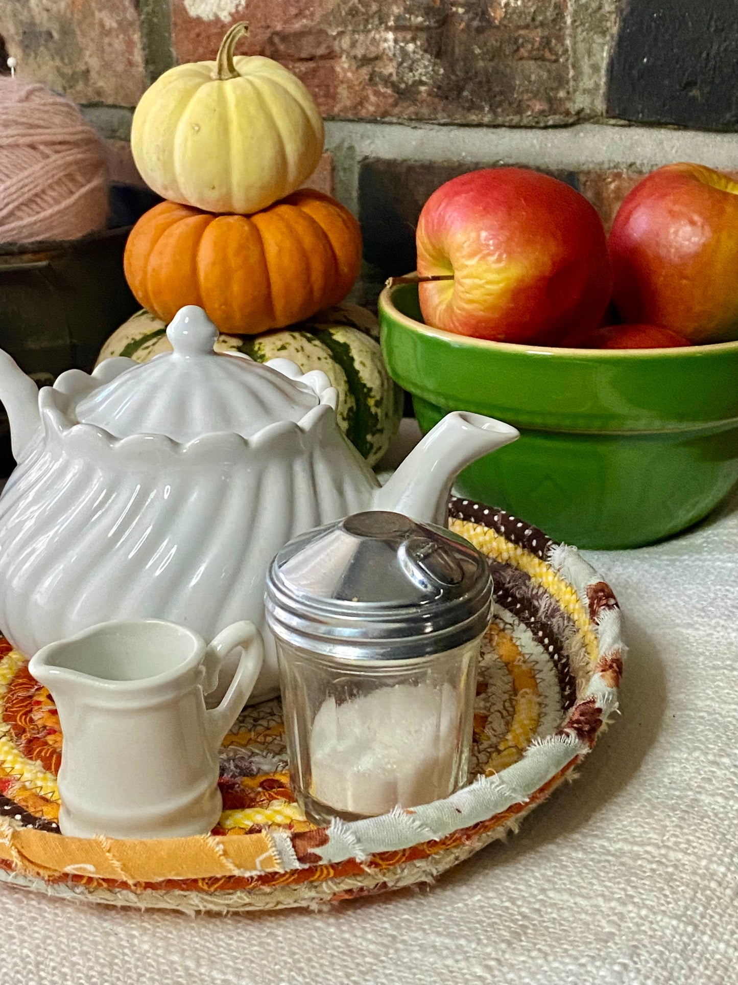 8” Saucer Style Trivet - Fall