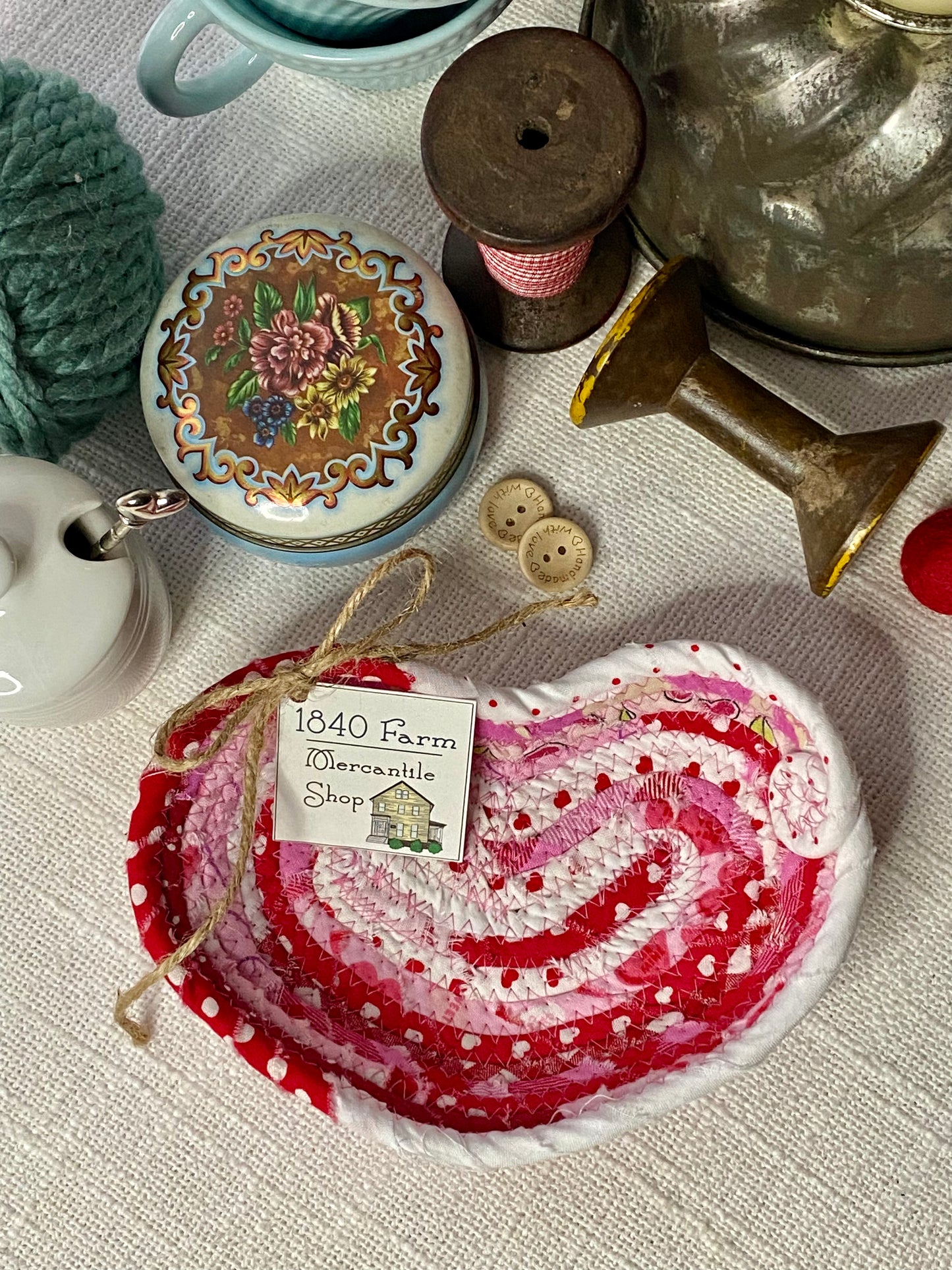 Sweetheart 6" Heart Shaped Saucer