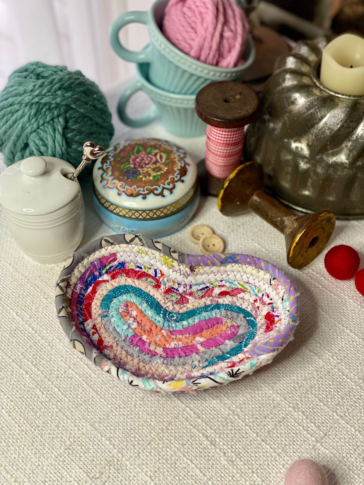 Sweetheart 6" Heart Shaped Saucer