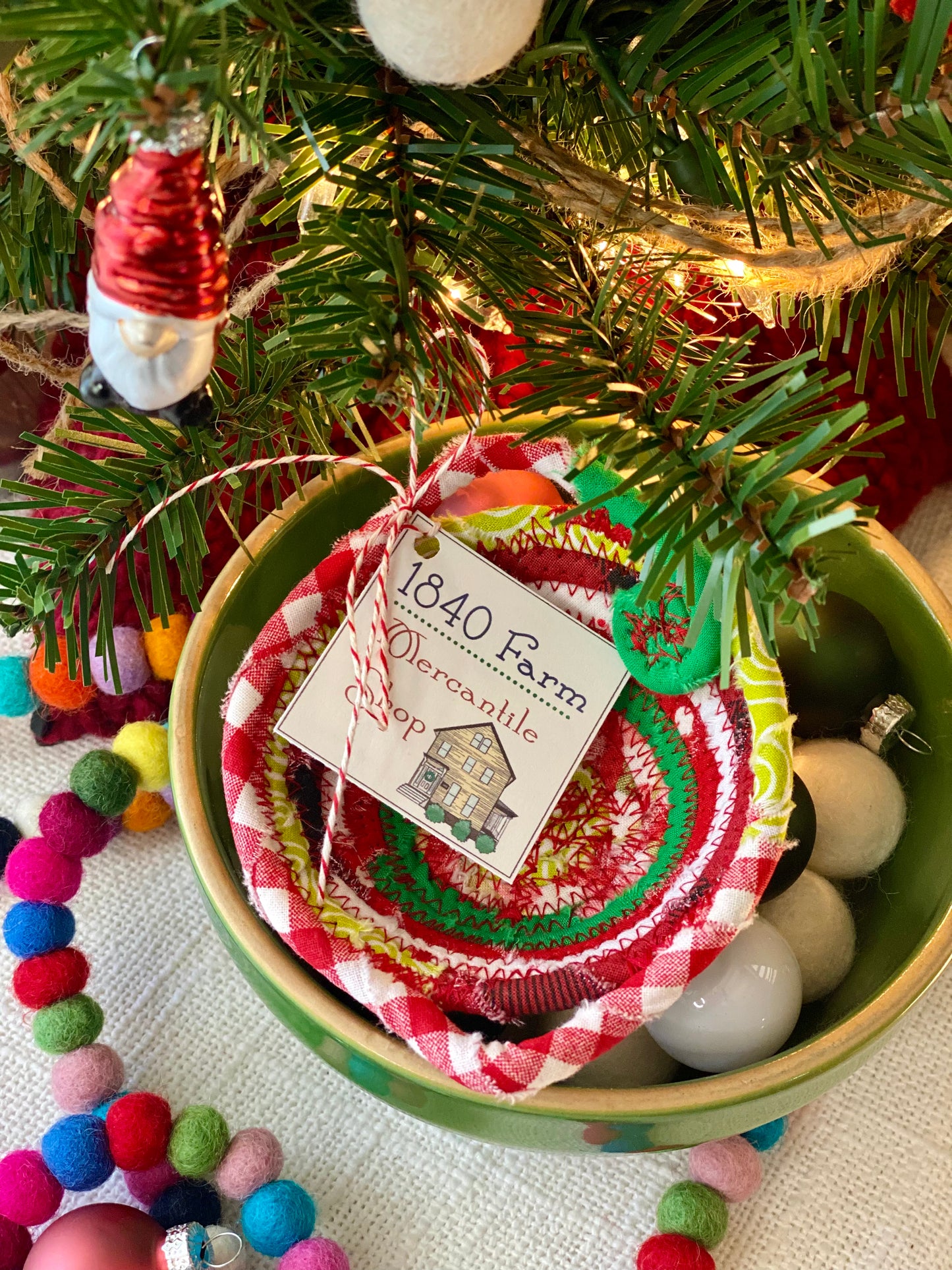 Miniature Egg Basket Ornament/Decoration - Holiday