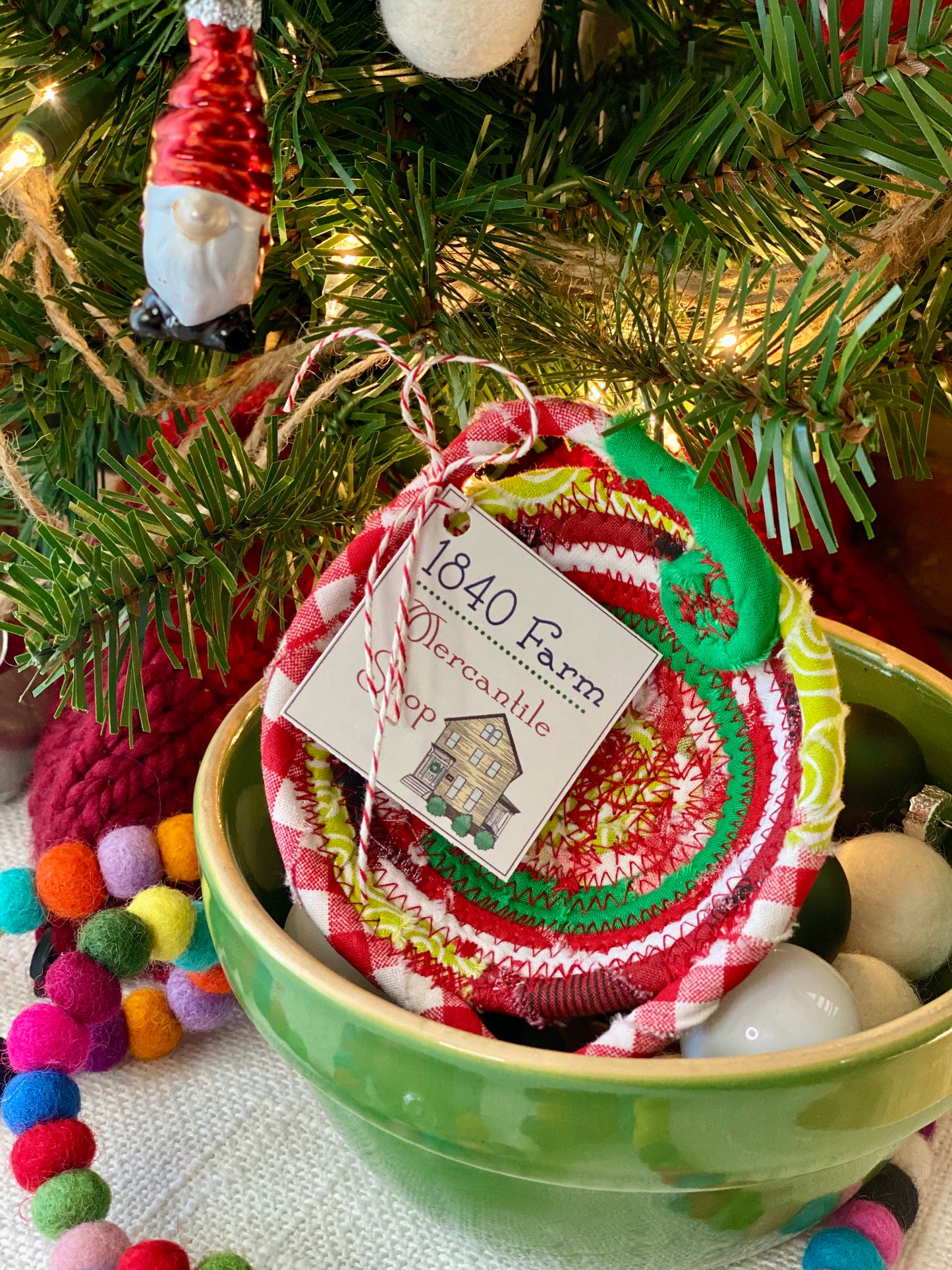 Miniature Egg Basket Ornament/Decoration - Holiday