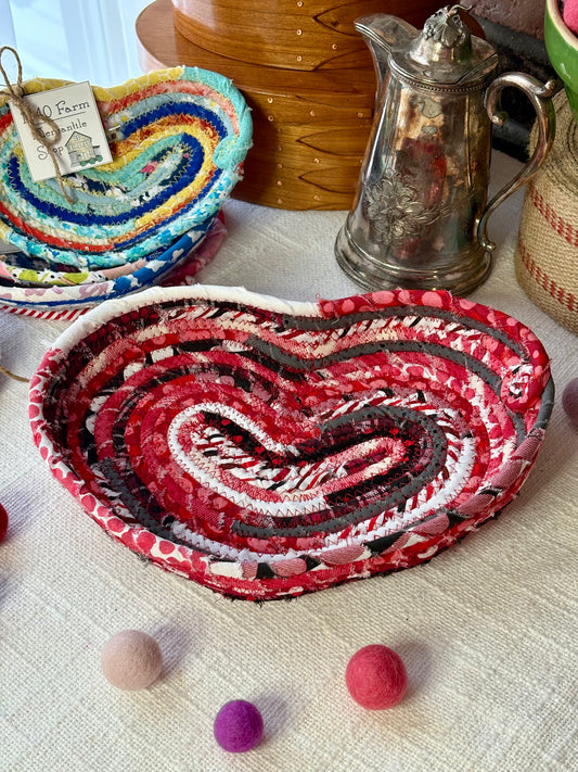 10” Heart Shaped Saucer Trivet - Valentine’s Day 2024