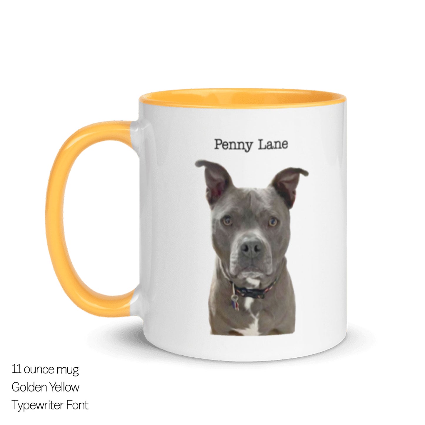 Custom Pet Mug - 11 ounce - FREE Shipping in U.S.