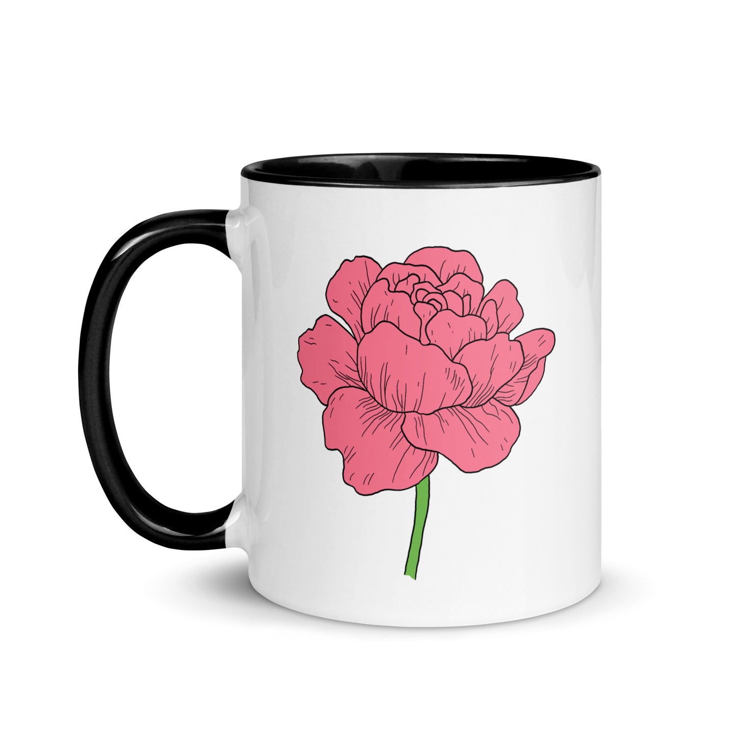 Peony Mug 11 ounce - FREE Shipping