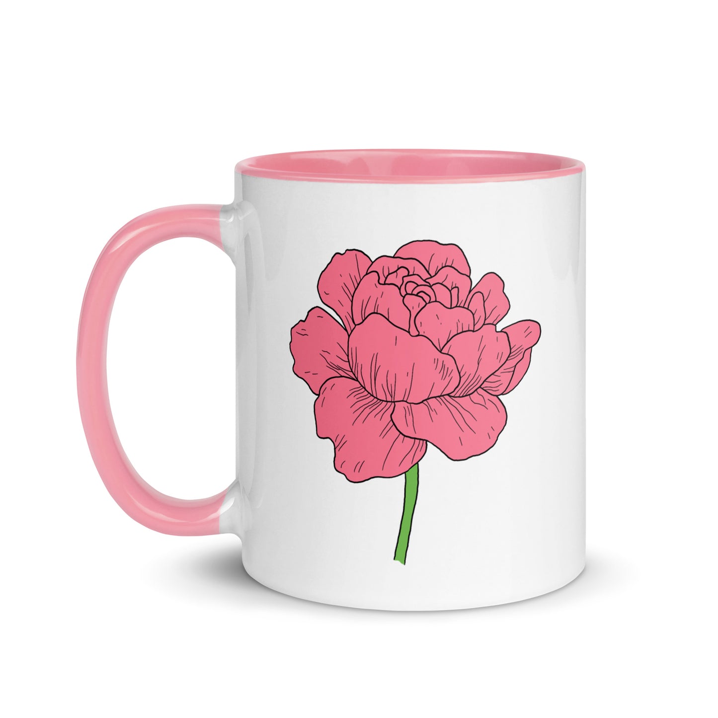 Peony Mug 11 ounce - FREE Shipping