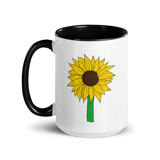 Sunflower Mug 15 ounce - FREE Shipping