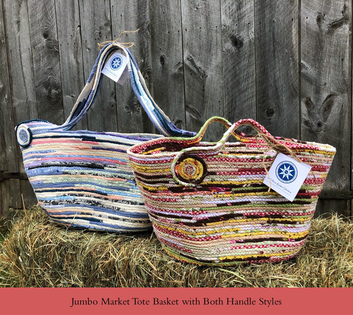 Jumbo Market Tote Basket #1869