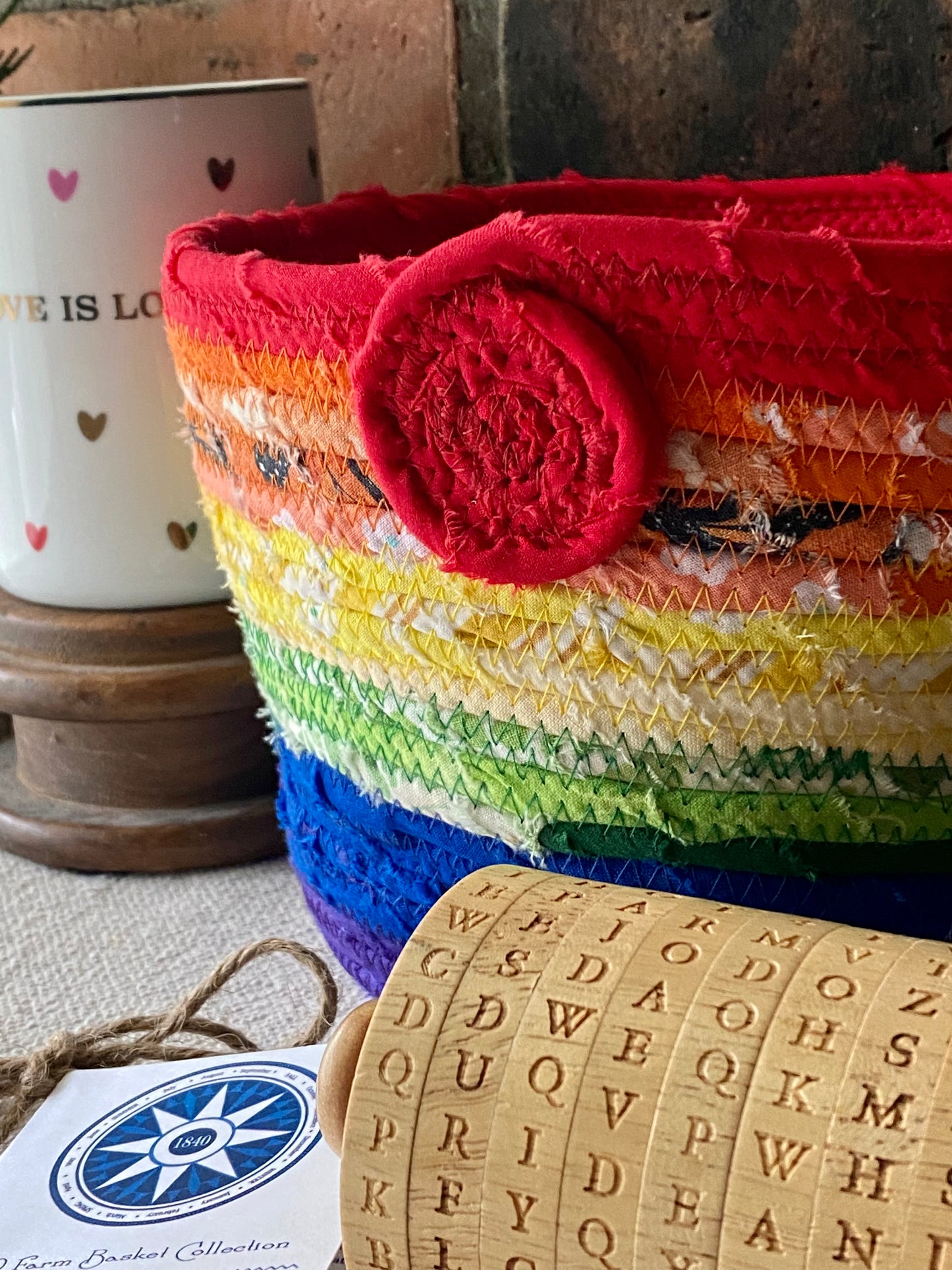 Rainbow Basket #1849