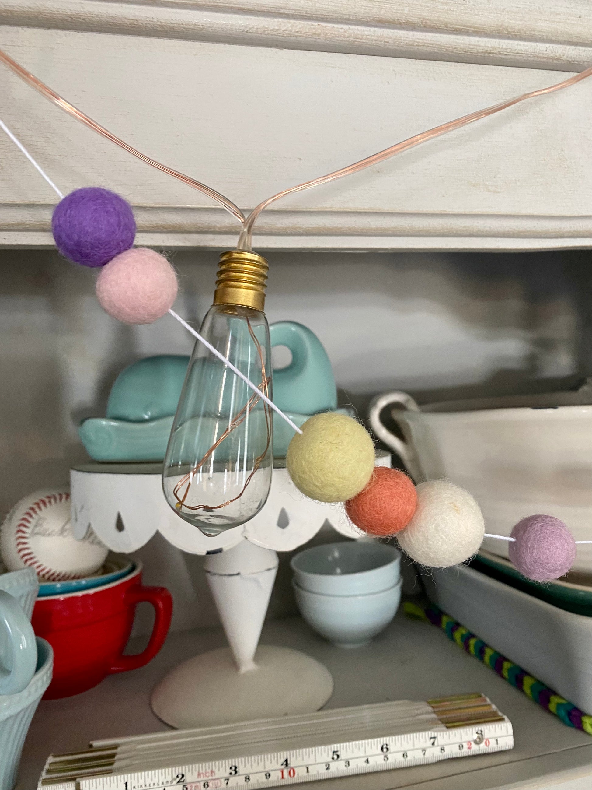 Wool best sale ball garland