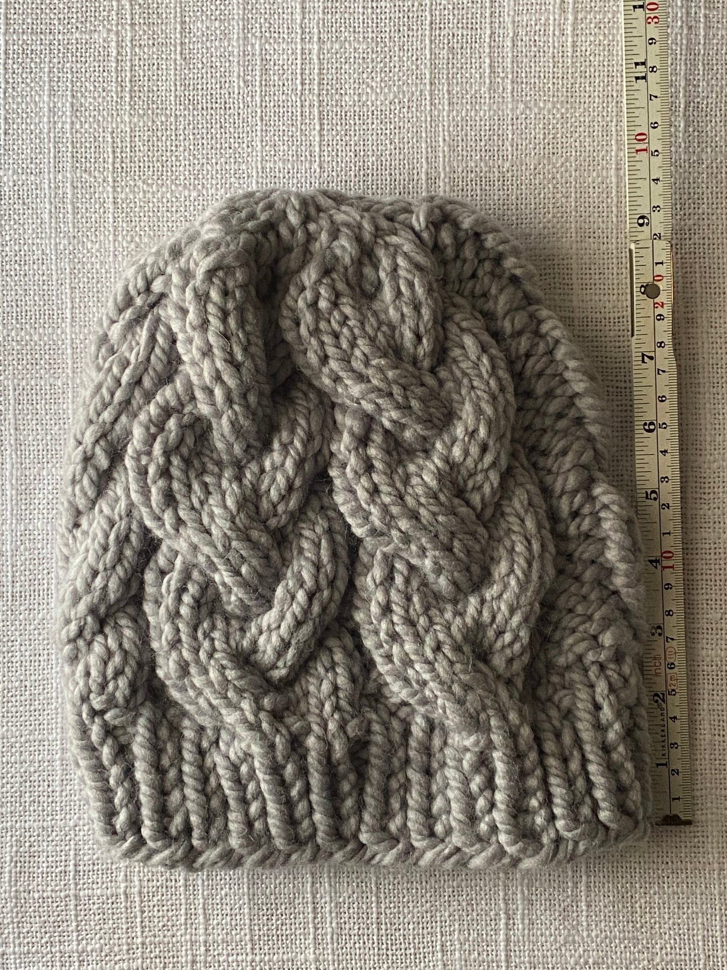 Cozy Cables Hat - Wool Blend Fiber