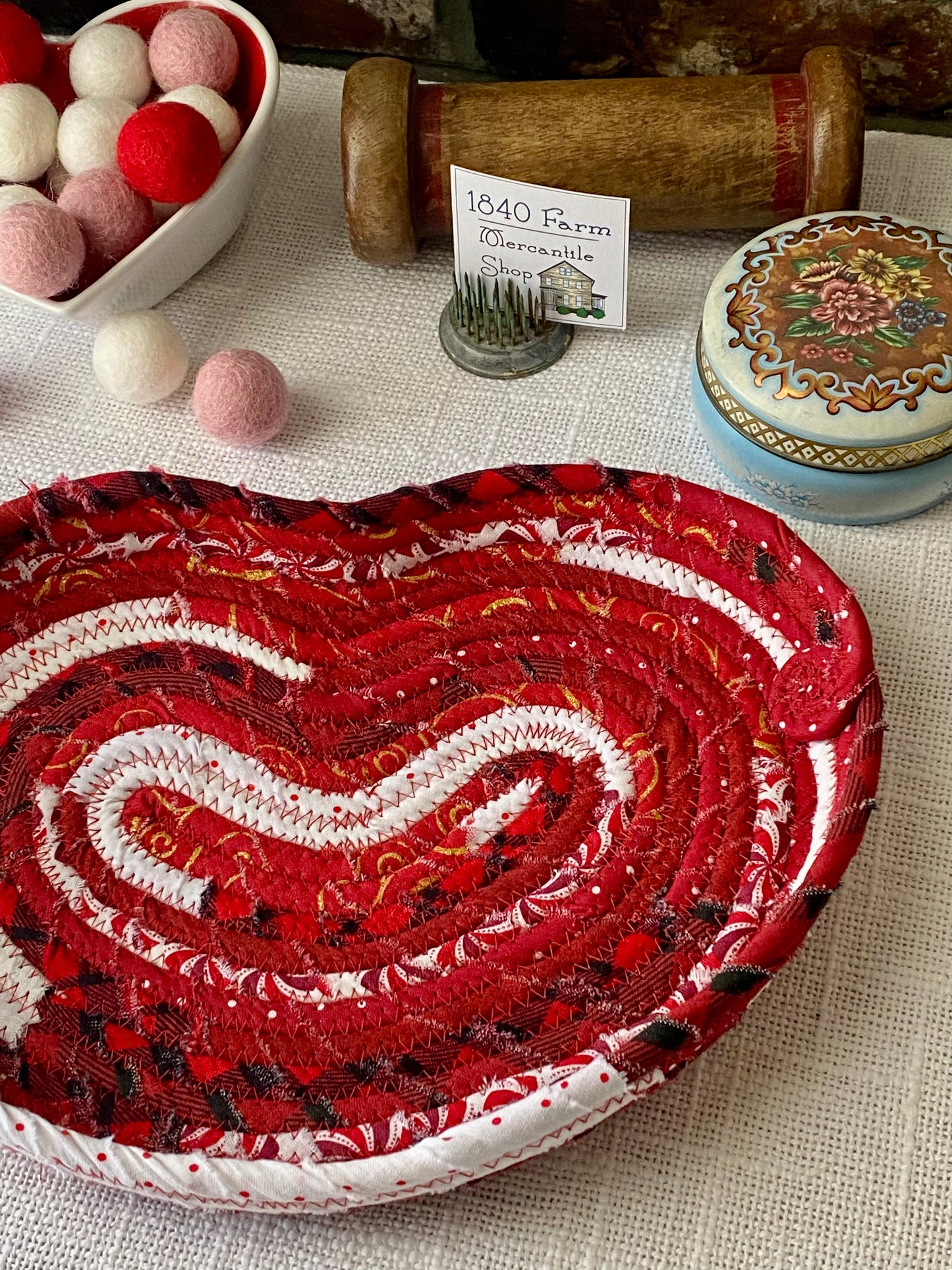 Large Heart Shaped Saucer Style Trivet