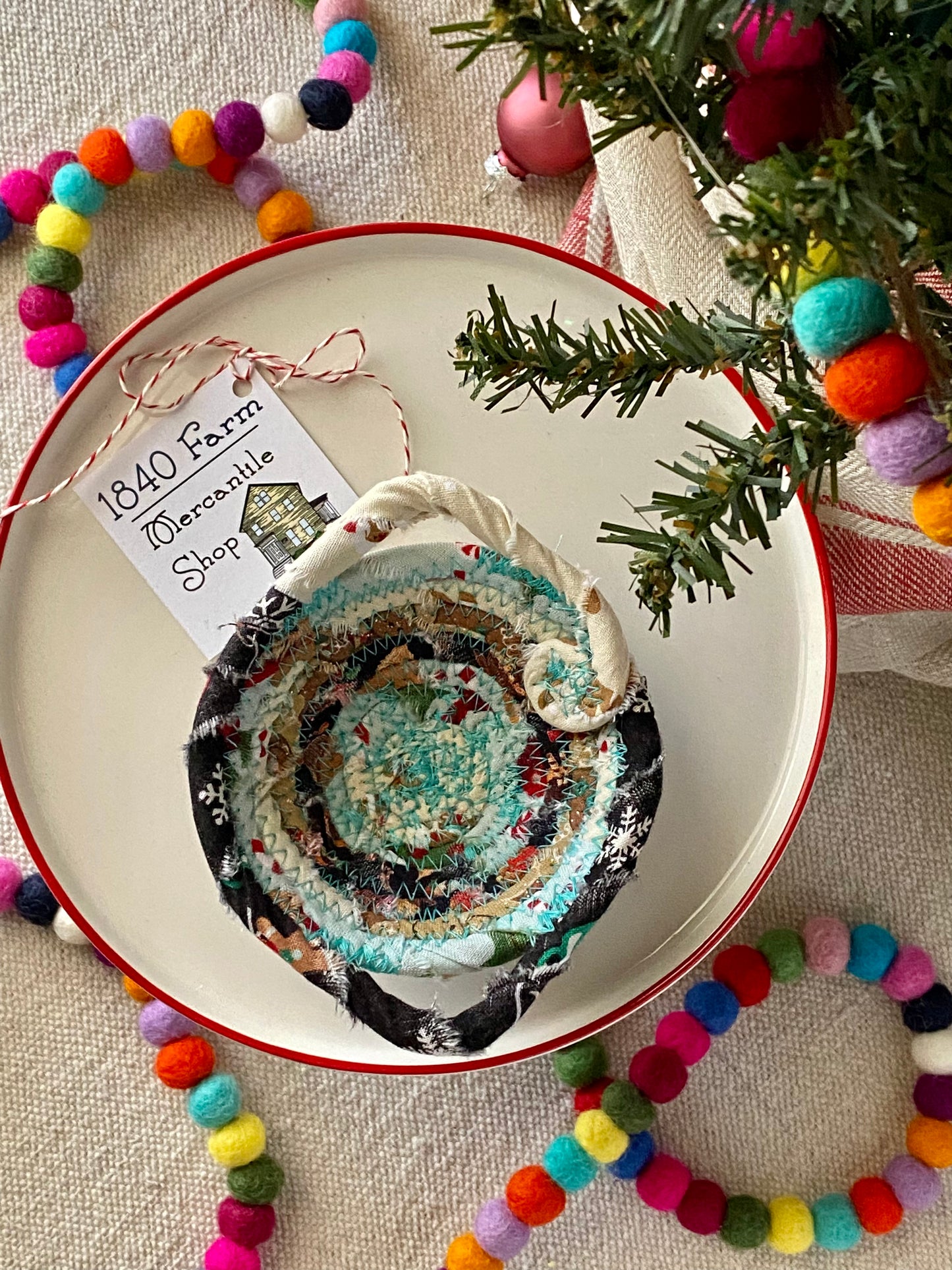 Miniature Egg Basket Ornament/Decoration