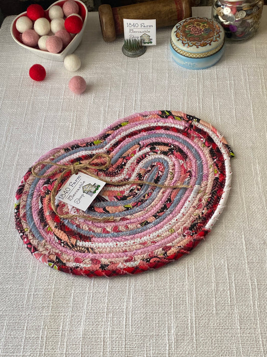 Extra Large Heart Shaped Flat Trivet