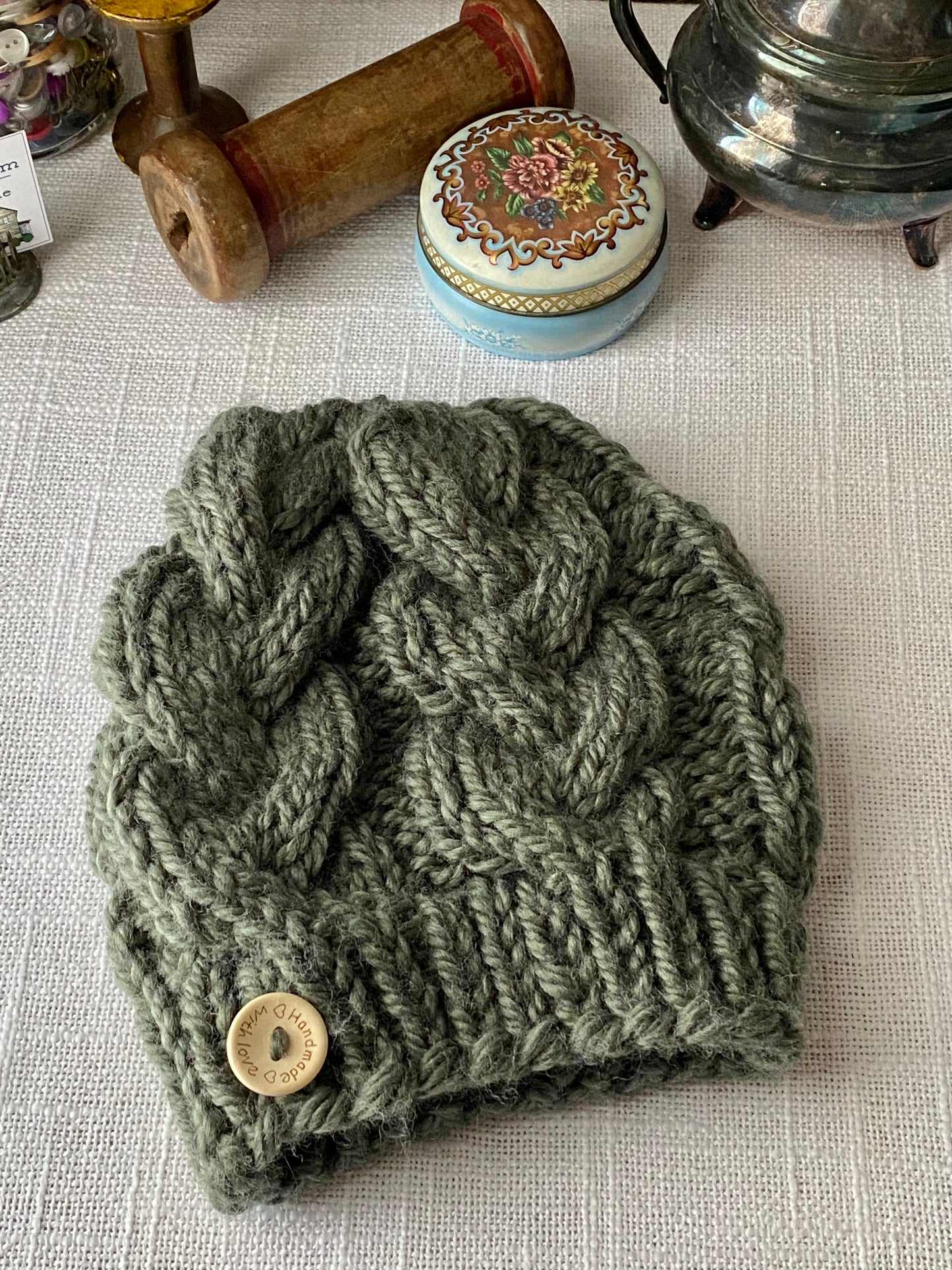 Cozy Cables Hat - Recycled Synthetic Fiber
